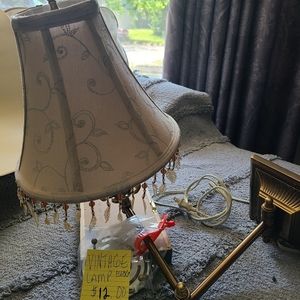 Swing lamp hangs on wall